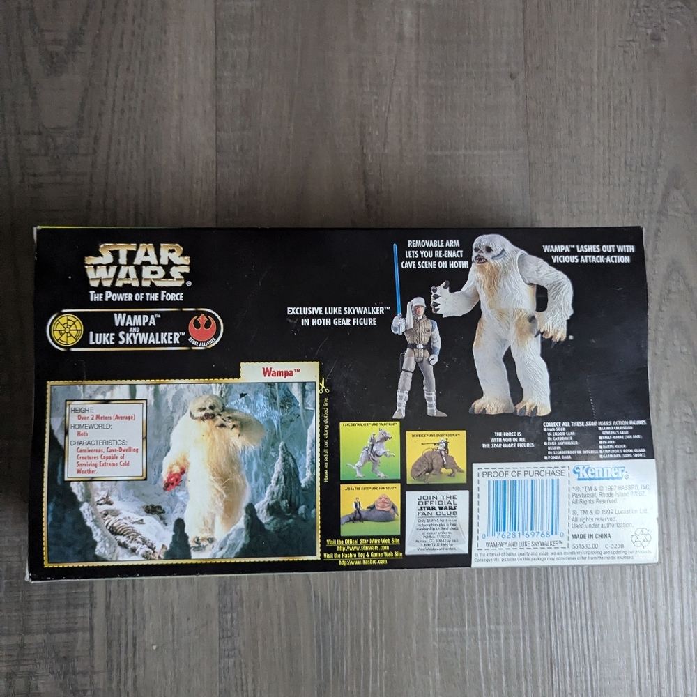 Star wars vintage toys, unopened 1996